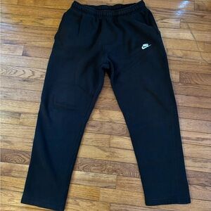 Nike Black Straight Leg Sweatpants